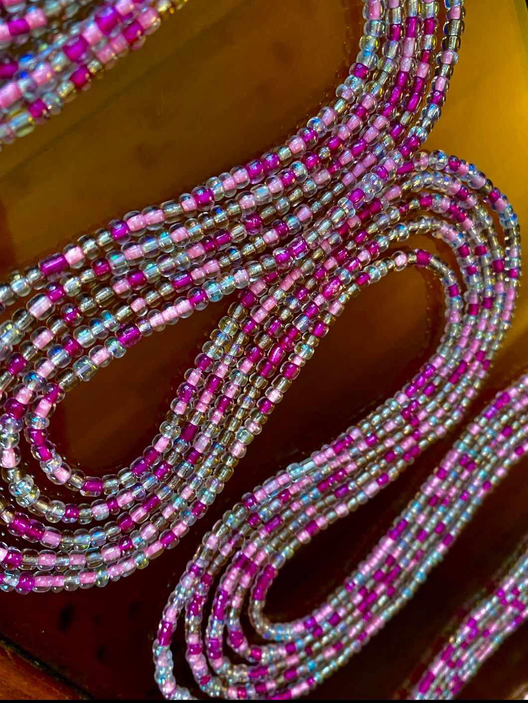 “Love Pink” Waist Beads