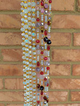 Load image into Gallery viewer, Moonlight Gleam +Ruby Passion Waist Beads Set
