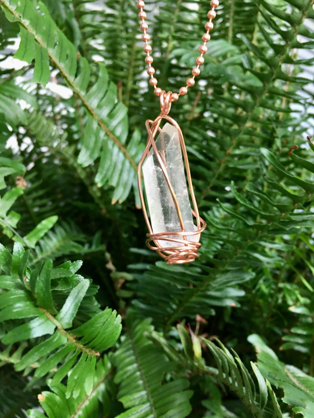 Clear Quartz Pendant Necklace